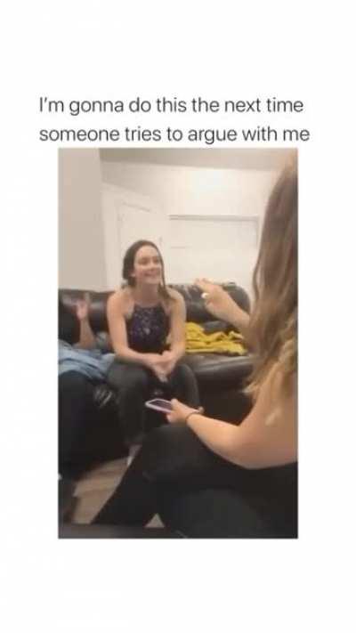 And that's how you end a fight