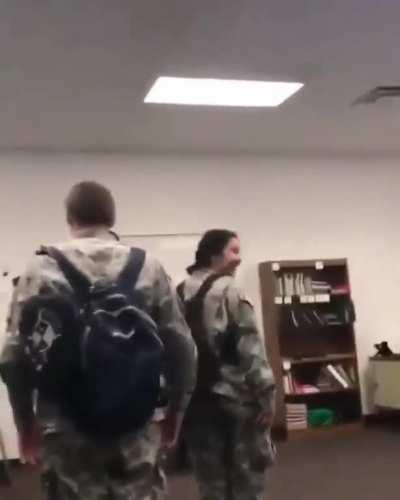 I love laughing in serious moments