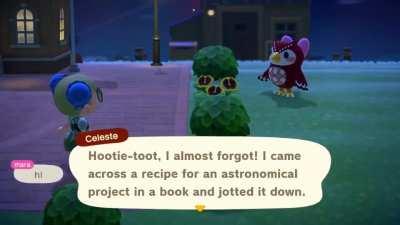 I glitched in a multiplayer session and Celeste literally tossed me my recipe.