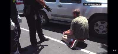 Medics try helping combat veteran who thinks he’s still at war.