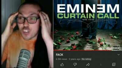 Anthony fantano reacts to Fack by Eminem