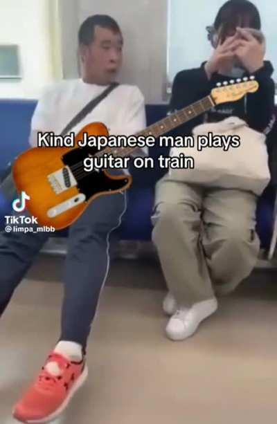 he so good at playing the guitar omg