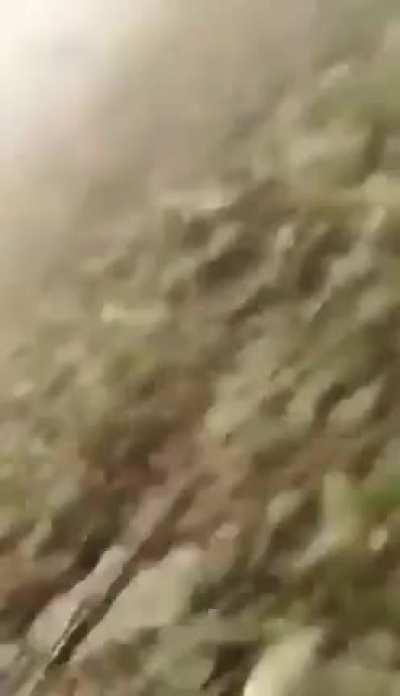 Truck carrying explosives intended for a mine exploded after colliding with motorcycle near the city of Bogoso in Ghana. At least 17 people were killed and 59 injured. Dozens of houses were completely destroyed (20 January 2022) from r/CatastrophicFailure