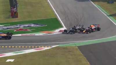 Never before seen angle of the Max - Lewis crash