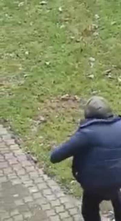 Guy fights off invisible ninjas while high on meth.