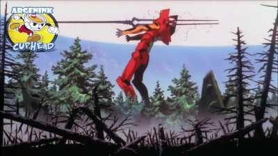 Cuphead destroy Asuka