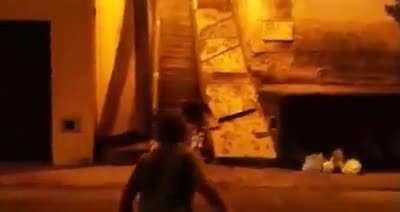 HMFT after I ride down the stairs onto a busy road!