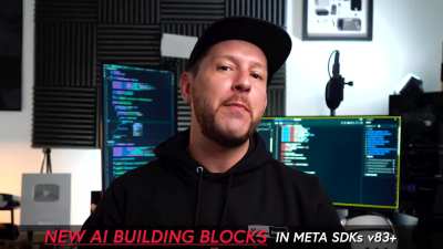 Today, I’m excited to announce a new XR video series focused on AI-powered features for mixed reality and virtual reality projects built with Unity and Meta SDKs.