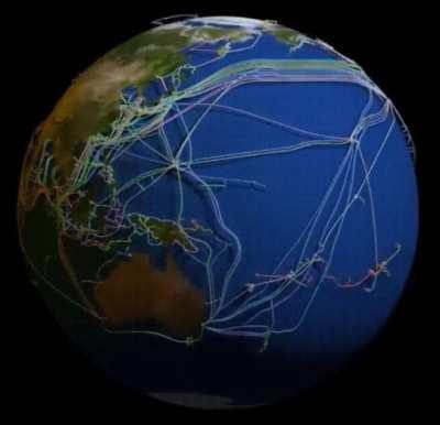 The global submarine fiber optic cable network