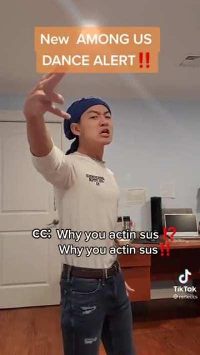 I really think chris should try this new among us dance. UPDOOT if you agree!