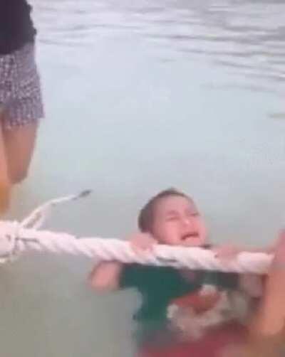 While I try not to drown