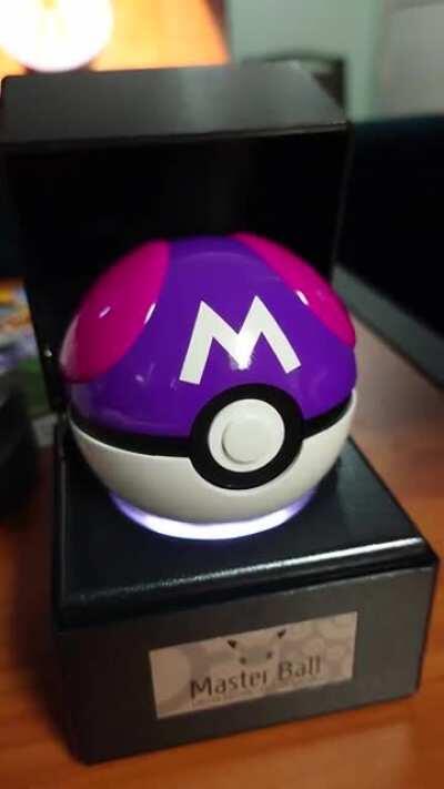 Going to catch some pokemons with this master ball!