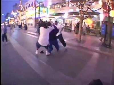 2 v 1 then friend comes to the rescue