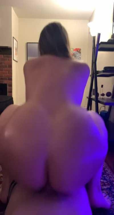 Squat riding with my 50” ass