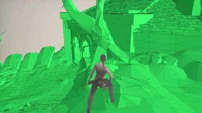 How the straight line Firelink Tree Jump works.