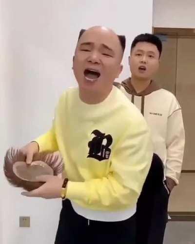 very normal wig commercial