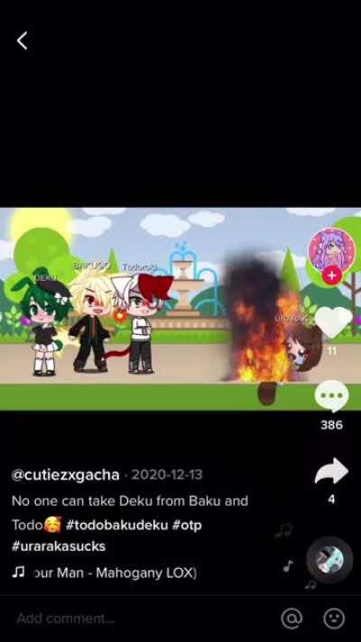 Bakugou x fem deku x todoroki cringe