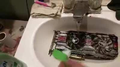 My graphics card was getting a little dusty, decided to clean it!