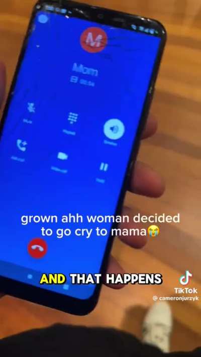 Lady returns to a place she stole from before, steals again, gets caught, and has to call her mom to have her pay for past stolen materials. 