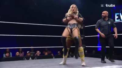 Tyra Mae Steel stomped by Karmen Petrovic