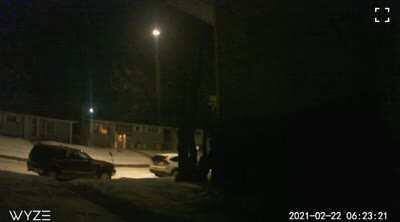 Meteorite clip from 06:23 on February 22, 2021