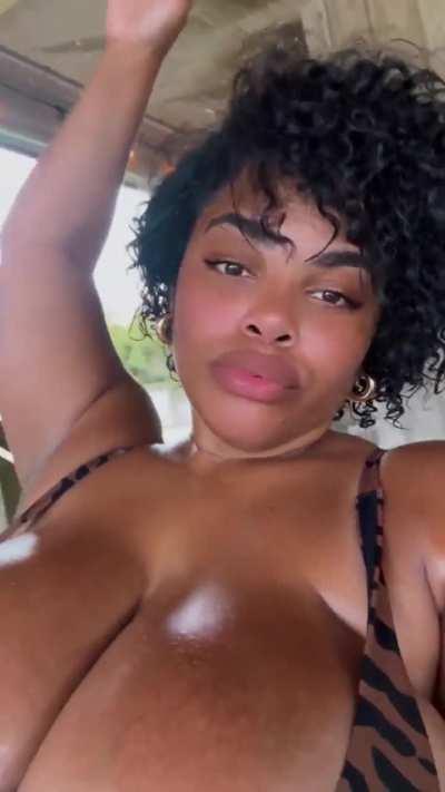 She got thicker from tits to toe