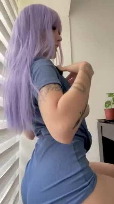 I'll take off my clothes while you watch