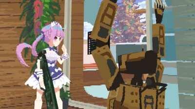 low poly aqua animation