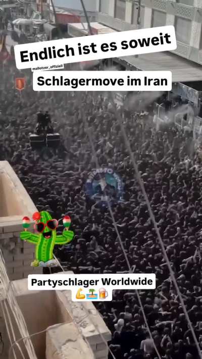 Endlich Schlagermove im Iran, Wallah!