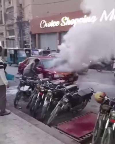 What a heated moment