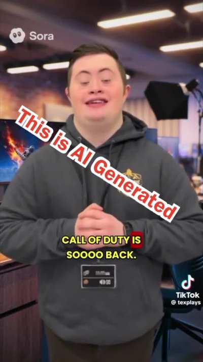 Reason #41942 to hate AI - Allows edge kids weaponize ableist jokes.