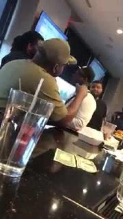 Whatchu telling about.. sit yo ass down