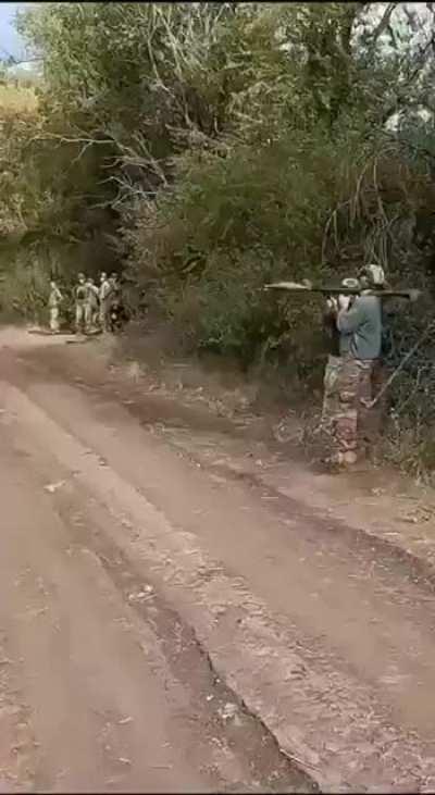 To fire an RPG