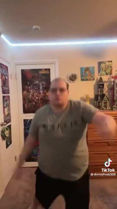 Man does fortnite dances