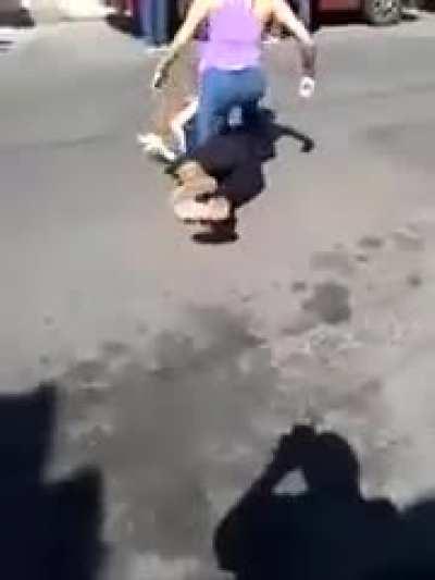 Unfortunately no sound, but watch the shaking at the end