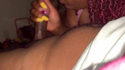 She loves swallowing my dick