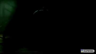 This scene really fits with the last part of the song