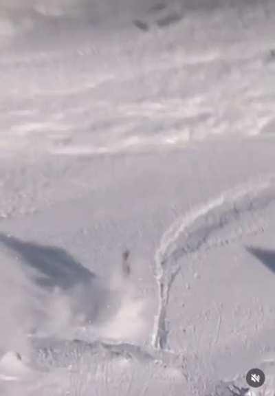 Flipping on a steep mountainside