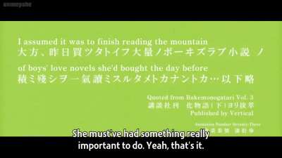 Nadeko Noises [Bakemonogatari]