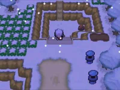 Pkm Platinum winter route 209 with gen 5 graphics + following pkm + custom music