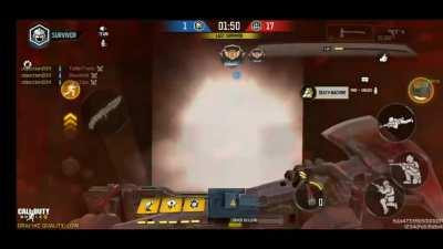 a chase sequence with the scariest song I have in my phone