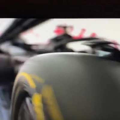 I tried the sad face snapchat filter on the F1 intro.