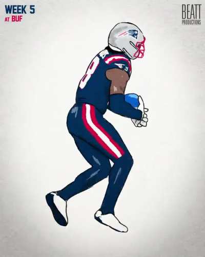 Drake Maye to Stefon Diggs [OC]