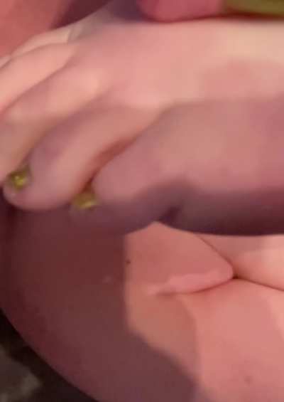 Guess I’ll suck on my own toes since you aren’t here ;)