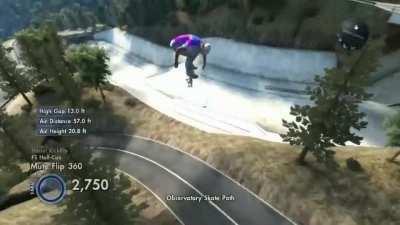 Nice line I hit from the megapark to the ditch