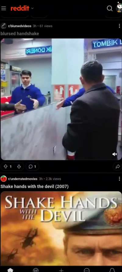 Blursed feed