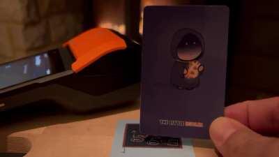 The Little Hodler Laser Eyes Cards