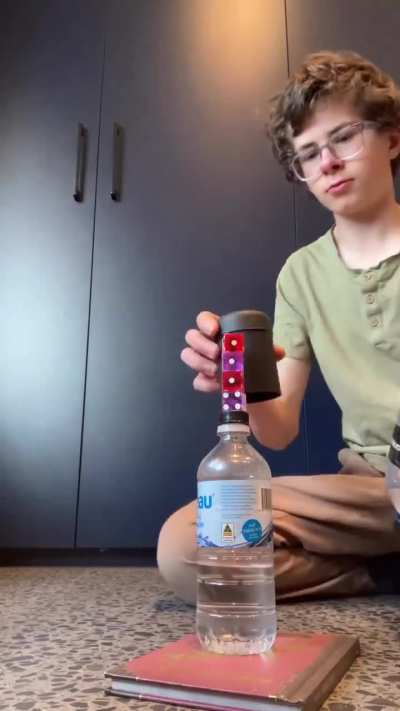 Taking bottle flips to the next level 😲😲😲