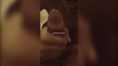 Drooled all over his tool and made him cum in my mouth