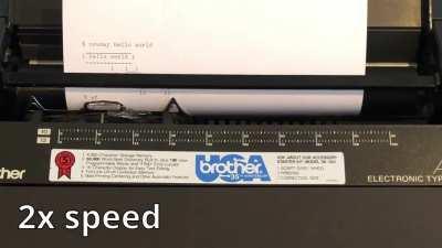 [tty] I riced my typewriter